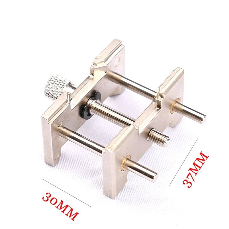 1 x 2-Piece Multifunctional Universal Watch Movement Holder Fixing Base Watch Case Clamp Repair Tool for Watchmakers mm; Parallel Import
