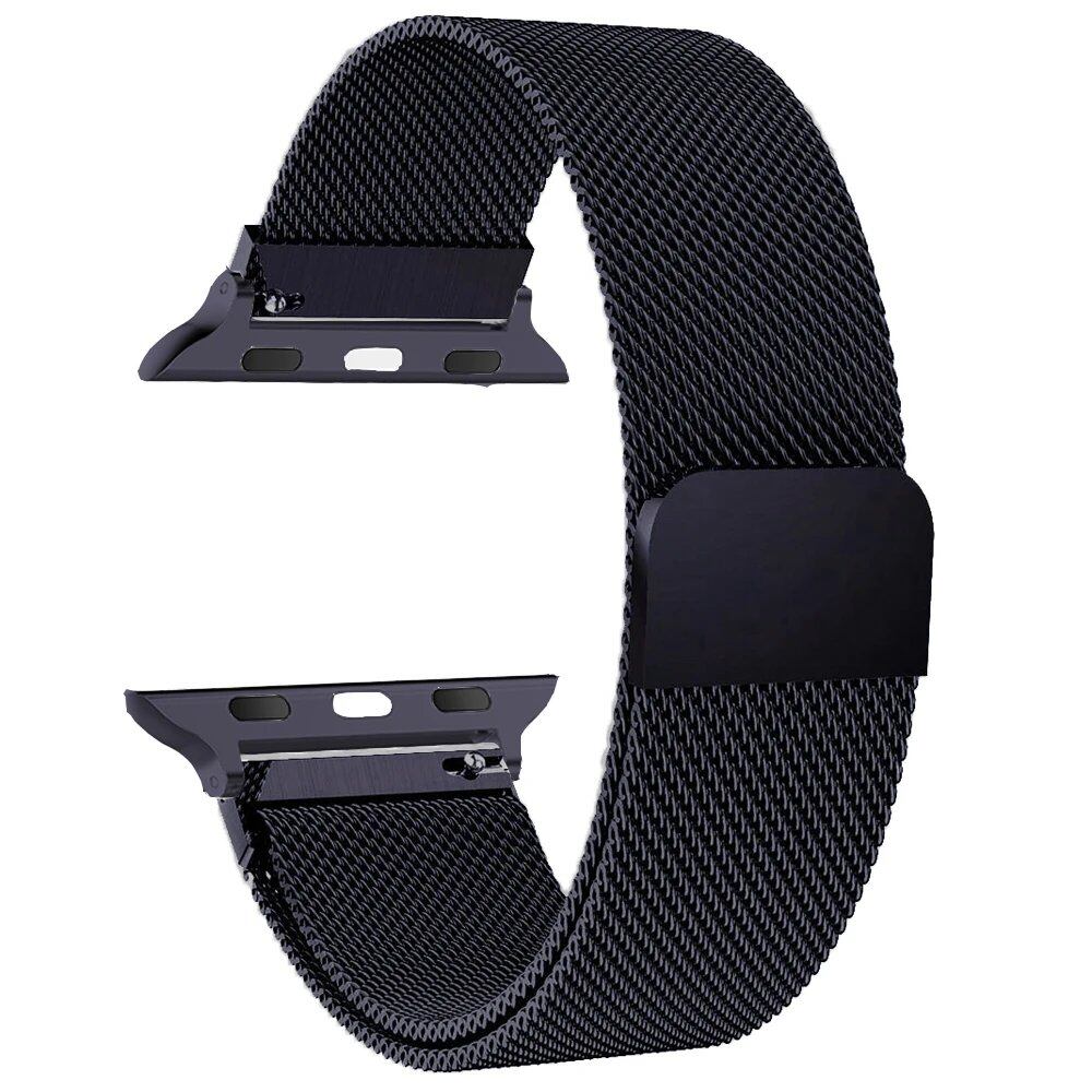 アップルウォッチ用ミラネーゼバンド 45mm 44mm 46mm 40mm 49mm 41mm 42mm 38mm 対応 iWatch シリーズ6/5/SE/7/8/9/10/Ultra 2 ストラップ バンドカラー:mm;発送元: 並行輸入品