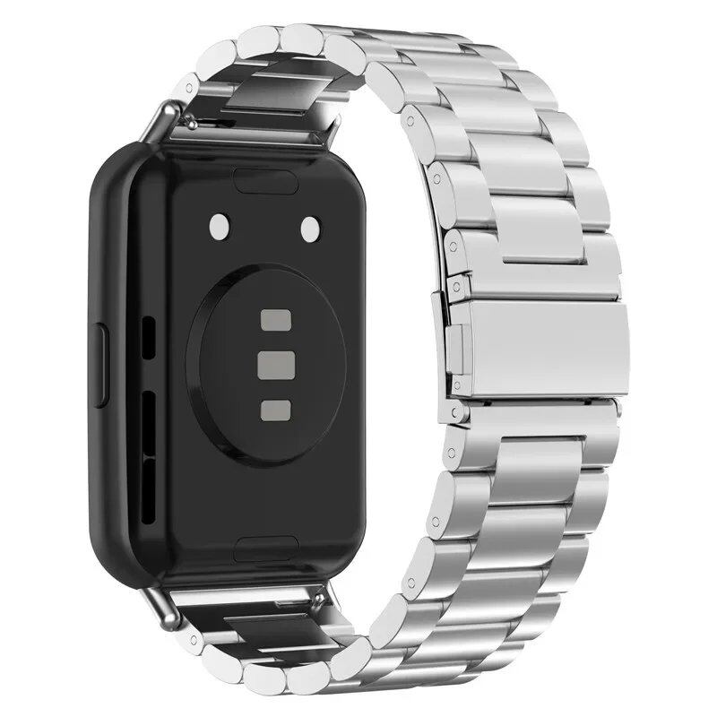 Replacement Metal Strap for Huawei Watch Fit 2, Stainless Steel Bracelet, Compatible with Huawei Fit2 Classic and Active, Band Color: ; Ships from: Parallel Import