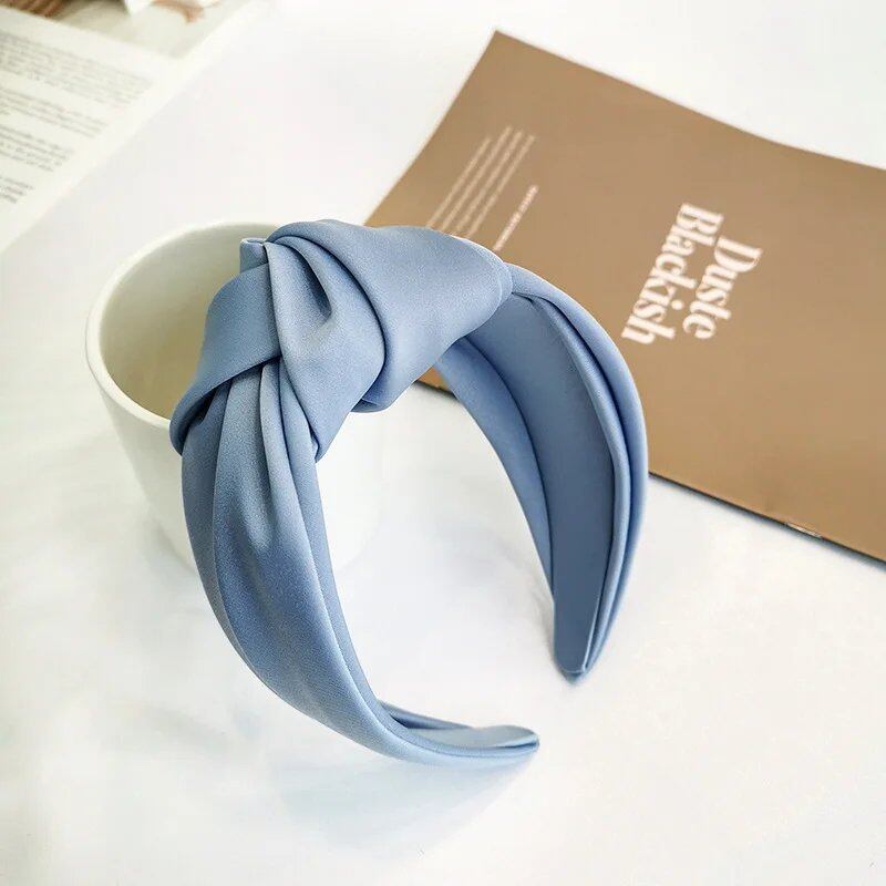 Satin Big Knot Hairband Headband Accessory for Women Wholesale Parallel Import