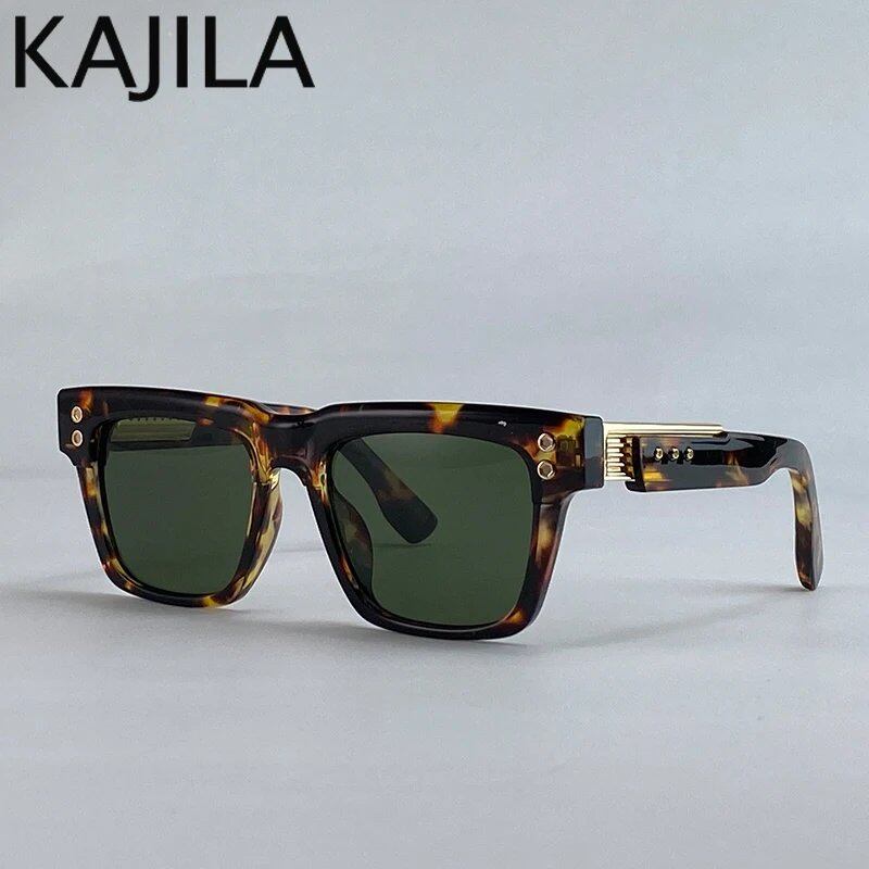 New Arrival: Men's Oversized Classic Square Sunglasses - Steampunk Retro Driving Sunglasses with UV400 Protection, Luxury Brand, Lens Color: C, Parallel Import