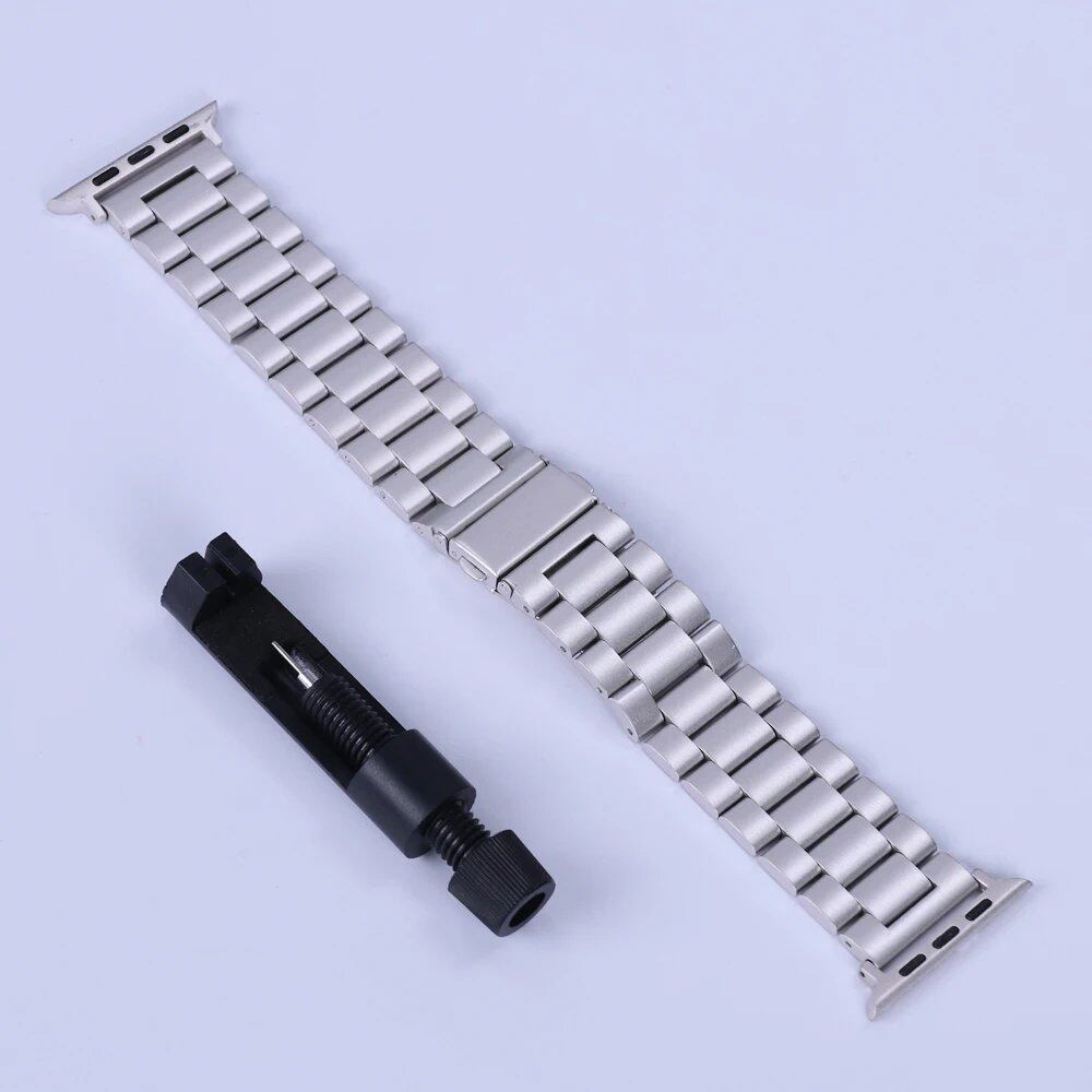 Stainless Steel Metal Band Strap for Apple Watch 10 (46mm) - Compatible with iWatch 10/9/8/Ultra (49mm, 42/44/38mm) - Band Color: mm; Parallel Import