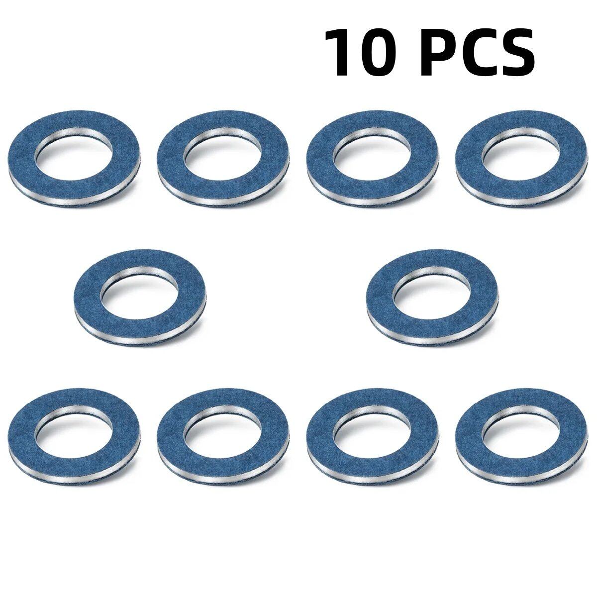 Set of 10/20/50/100 Oil Drain Sump Platform Gaskets, Washers, 12mm Hole, Seal Rings, 90430-12031, for Toyota Camry, Colora, and Lexus. Color: 0. Parallel Import.