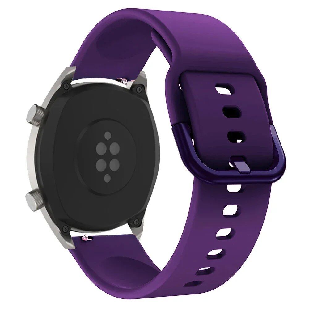 Huawei Watch GT 2/2e/3 Pro 用 22mm シリコン スマートウォッチ ストラップ - Samsung Galaxy Watch 3/45mm/46mm/S3 対応 バンド バンドカラー:;バンド幅:22mm ウォッチバンド 並行輸入品