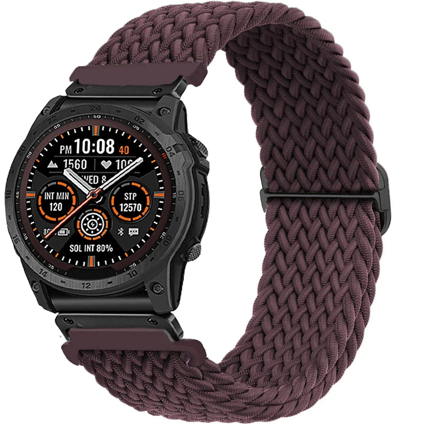 Nylon Loop Strap for Garmin Fenix 8/7/6 Pro/5 Plus, QuickFit Band, 22mm/26mm, Compatible with Garmin Smartwatches 3HR 945, Epix Gen 2, Band Color: mm, Parallel Import