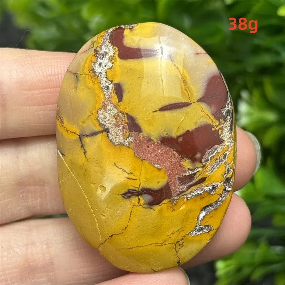 Natural Power Stone, Egg Yolk Stone, Hand Pray, Feng Shui Energy, Home Decor, Gift, Magic, Meditation, Spiritual, Prayer, Chakra Healing, Color: Parallel Import