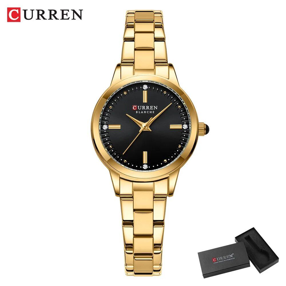 Karlen Women's Simple Dial Bracelet Quartz Watch, Stylish and Elegant, Color: Parallel Import