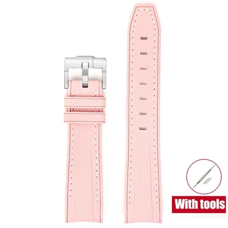 20mm Diving Strap with Curved Ends for Omega and Swatch Moonwatch, Silicone Rubber, Compatible with Rolex, Men's and Women's, Band Color: 20mm; Band Width: 20mm, Parallel Import