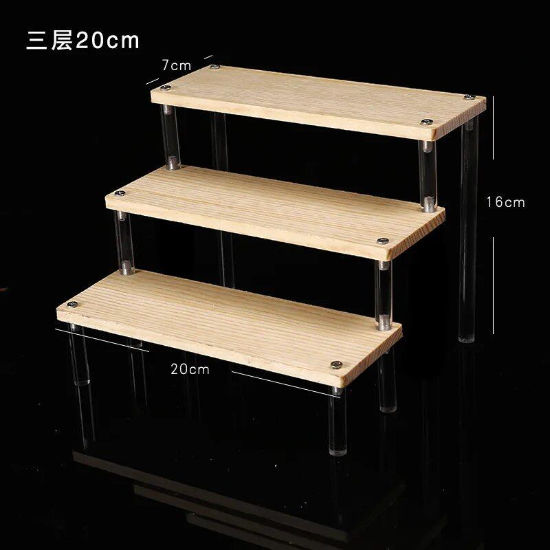 1-5 Tier Acrylic Display Stand/Clear Case (for Cupcakes, Perfume, Dolls, Amiibo, and Funko POP Figures) Color: Parallel Import