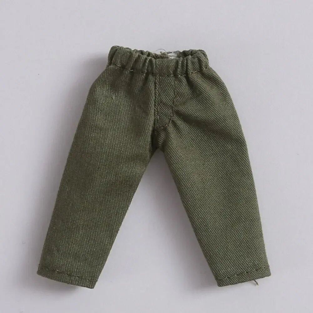 1/11 OB11 Doll Denim Pants, 1/12 BJD/GSC Doll T-Shirt, Mini Cute Doll Pants, DIY Doll Accessories, Fashion Doll Clothes, Parallel Import