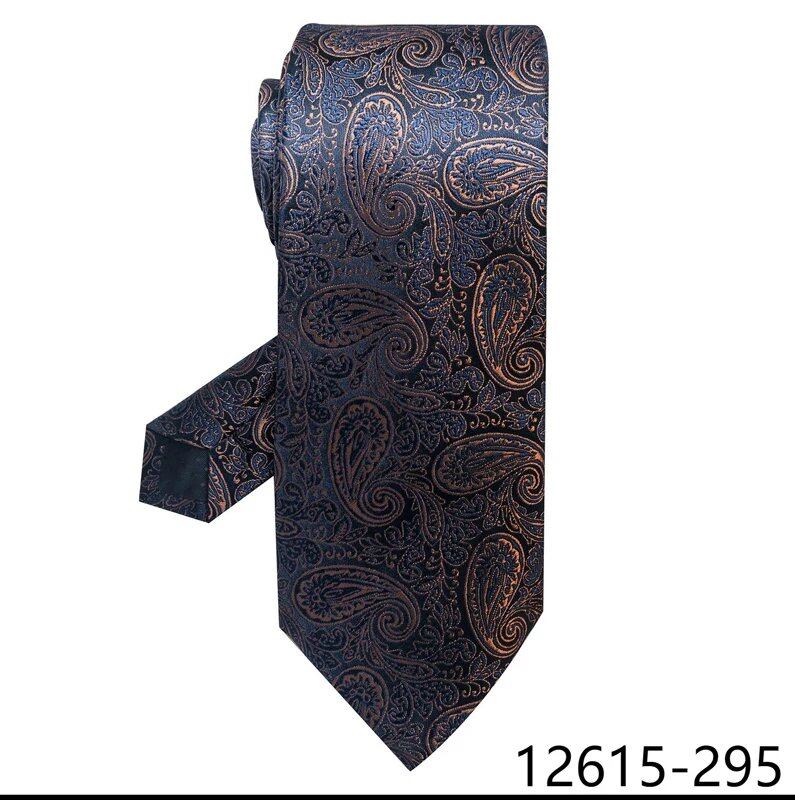 Classic Gray Check 8cm Silk Tie for Men, Perfect for Suits, Weddings, Business, Work, Birthdays, and More. Parallel Import.