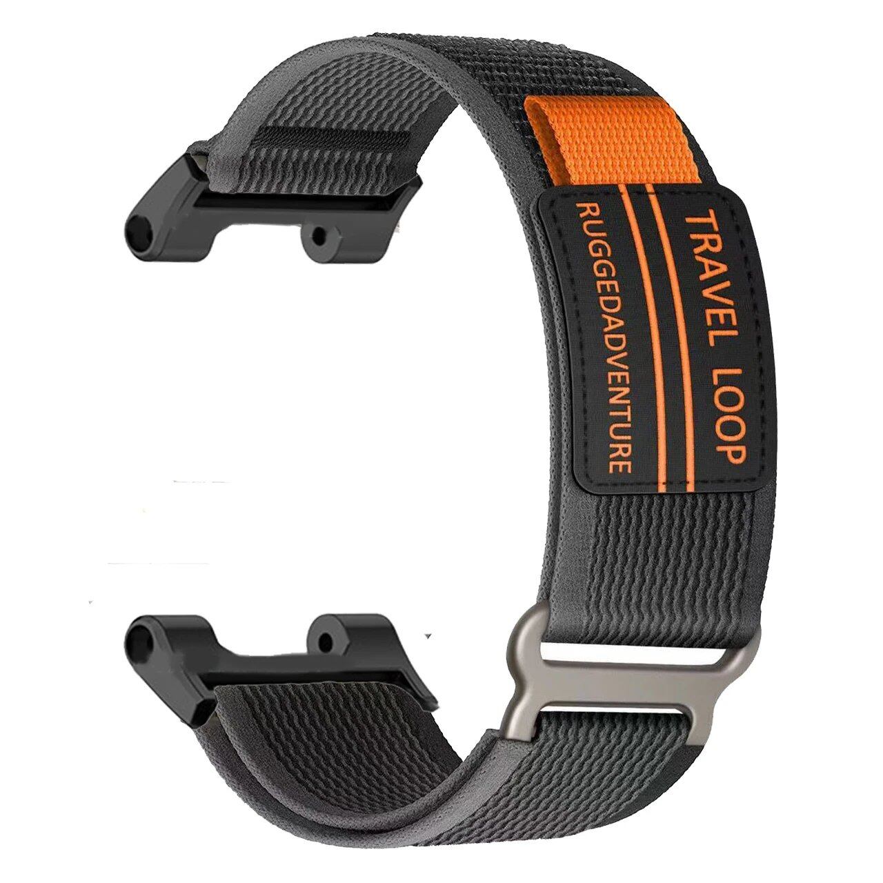 New Travel Loop Nylon Strap for Huami Amazfit T-Rex 2/3/T-Rex Pro - Xiaomi Amazfit T-Rex 2/3/T-Rex Pro Compatible Sports Bracelet Smartwatch Band Size: Amazfit T-Rex Parallel Import