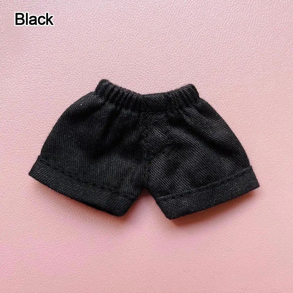 Denim Shorts with Pockets for 1/11 OB11 Dolls, Casual Wear for 1/12 BJD Dolls, Children's Toy Doll Accessories, Parallel Import