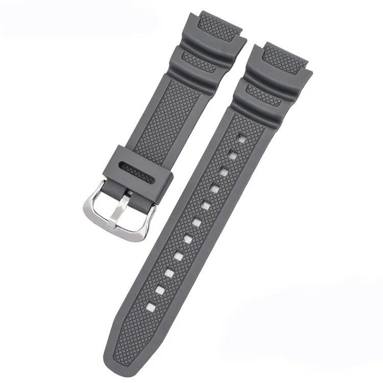 CASIO AE1200 / AE1300 / AE1000 W-219対応 18mm シリコンゴム ウォッチストラップ 交換用 メンズ リストバンド ブレスレット アクセサリー バンドカラー:;バンド幅:18mm 並行輸入品