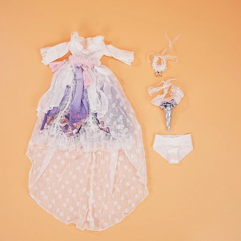 Dream Fairy BJD Princess Dress - 60cm Doll Clothes, Zodiac Design (Parallel Import)