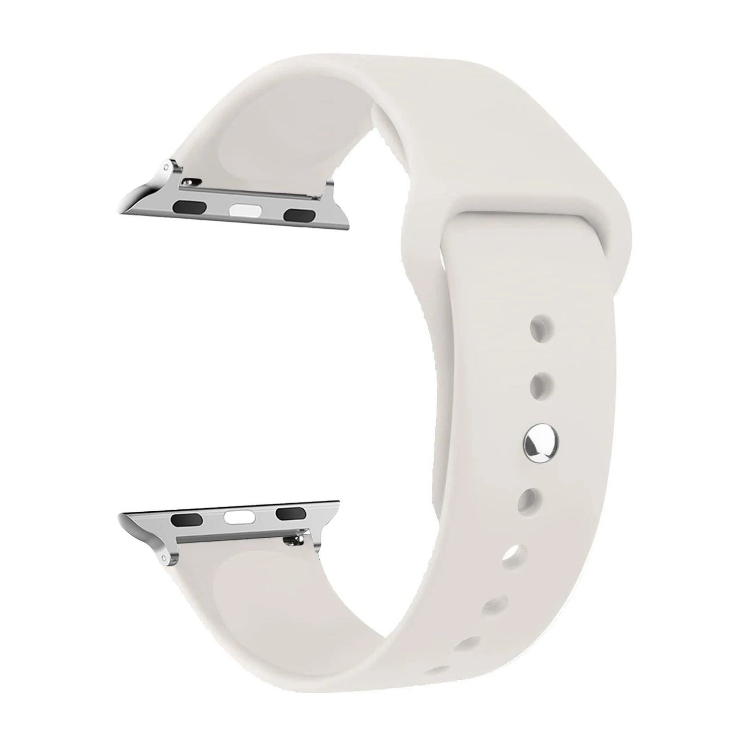 Silicone Sport Band for Apple Watch, 45mm, 44mm, 42mm, 49mm, 40mm, and 41mm, Compatible with iWatch Series 9/8/7/6/5/4/3/SE/Ultra 2, Band Color: mm; Ships from: Parallel Import