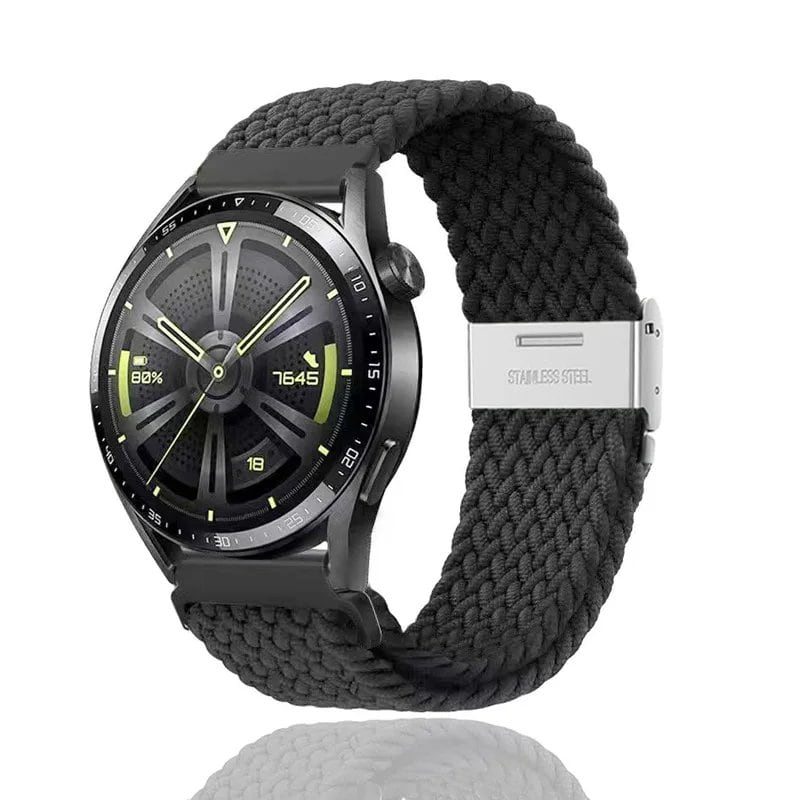 Garmin Venu/Sq/Sq 2/Venu 2 Plus/Venu 3S/Forerunner 945/Approach S62/Fenix 6対応 18/20/22mm クイックリリース ブレイデッド ストラップ サイズ: 並行輸入品