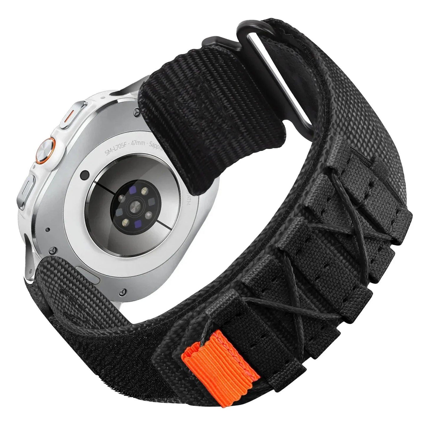 Non-Gap Nylon Strap, Quick Fit Band, Sport Bracelet for Samsung Galaxy Watch 7 Ultra (47mm) - Size: ; Band Width: Galaxy Watch 7 Ultra; Parallel Import