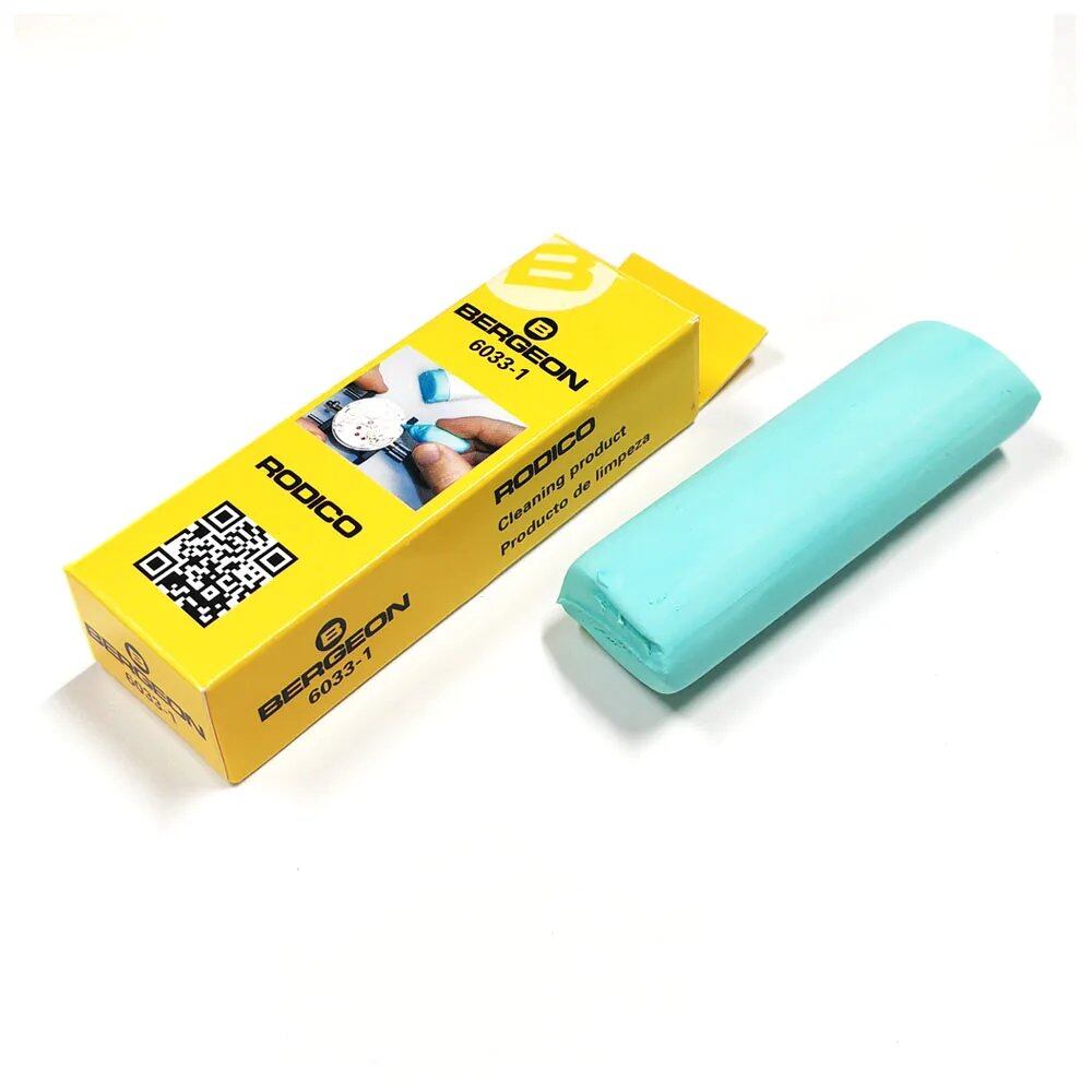 Rodico Putty Watch Dial Cleaner, Gray-Green, for Bergeon 6033 and 7033 Watches, 1 Dust Removal Tool, Color: 033-1, Parallel Import