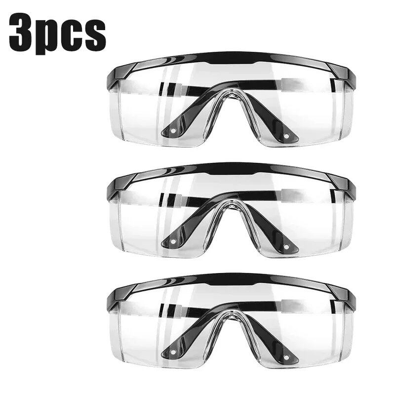 1/10 Splash-Resistant Work Safety Glasses, Protective Goggles, Dustproof and Windproof, Industrial Safety Glasses, Cycling Goggles, Color: Parallel Import