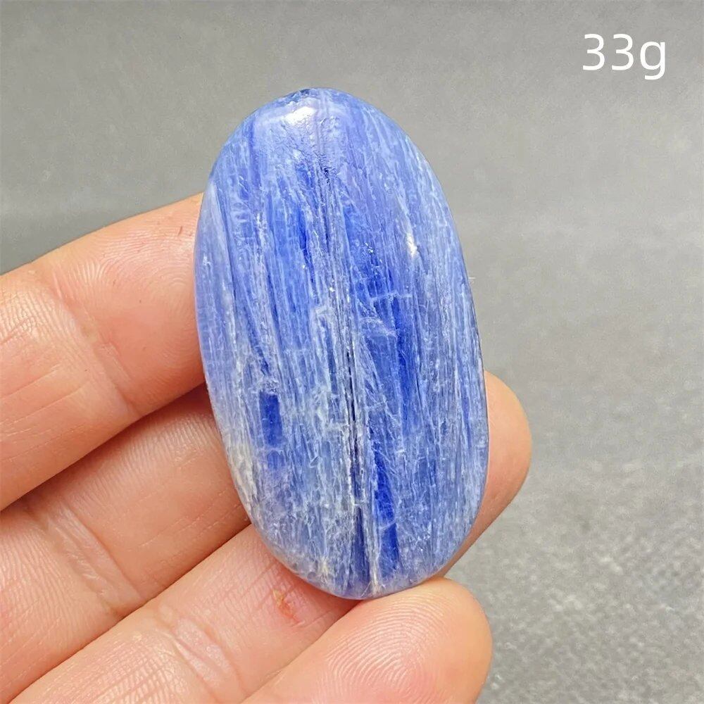 High-Quality Natural Kyanite Crystal for Palm Play, Hand Polishing, Meditation Massage, Magic Stone, Home Decoration, Colorful, Parallel Import