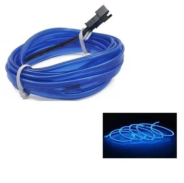 1/2/3/4/5 Meter RGB Car Interior LED Ambient Light, Invisible USB Fiber Optic, App Controlled, Luminous Meter, Parallel Import