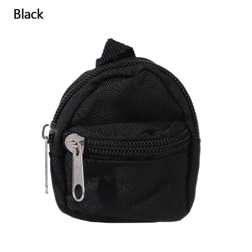 1/6 Scale Miniature Bag Toy for BJD Dolls, Cute Floral School Bag, Dollhouse Decor, Backpack, Doll Clothes Accessory, Parallel Import