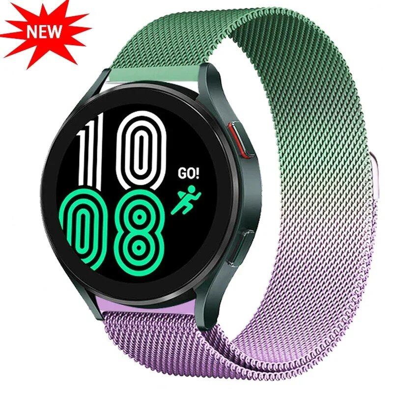 Milanese Loop Band for Samsung Galaxy Watch 6/5/4 Classic, Metal Strap, 20mm/22mm Bracelet, Compatible with Huawei GT/Amazfit GTS 4/GTR 2e/Bip 3-5, Parallel Import