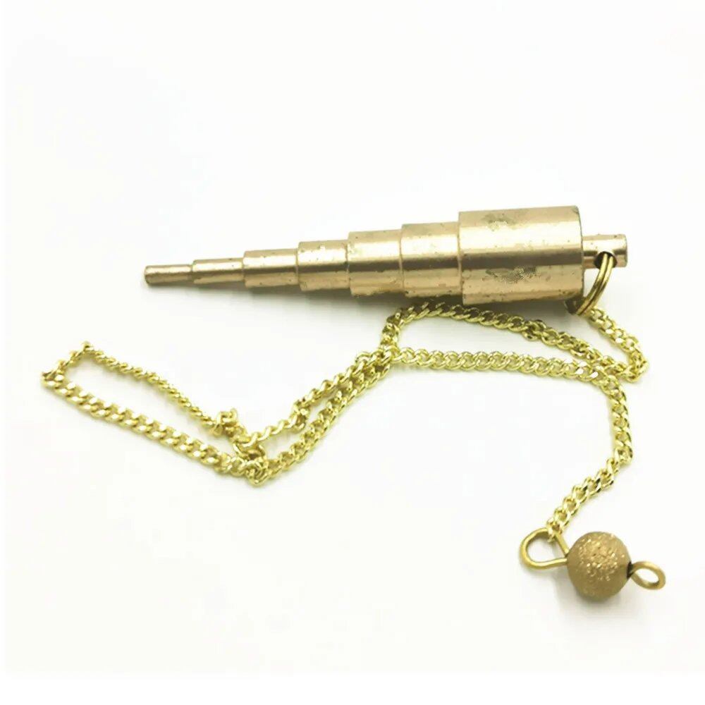 Y-X Metal Isis Pendulum, Brass, for Dowsing, Divination, Spiritual Points, Healing Tool, Wicca Balancing, Metal Color: Parallel Import