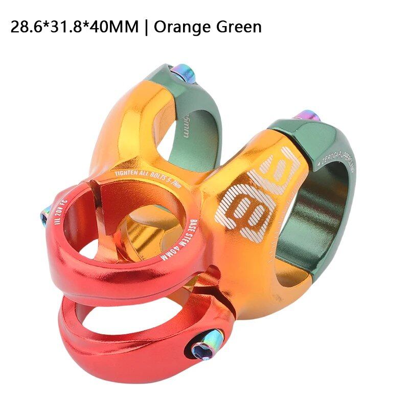 HASSNS DH40 Mountain Bike Stem, Short Power Handlebar Table for Road Bikes, MTB Power Stem, 28.6*31.8/35*40mm, Stem Riser, Cycling Bridge, Color: DH40, Parallel Import