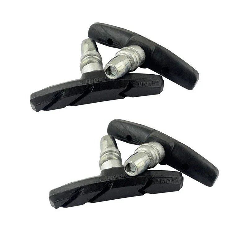 Set of 1/2/4/6/10 Silent Brake Pads for MTB and Road Bikes, Bicycle V-Brake Shoes, Durable Cycling Accessories, Color: Parallel Import