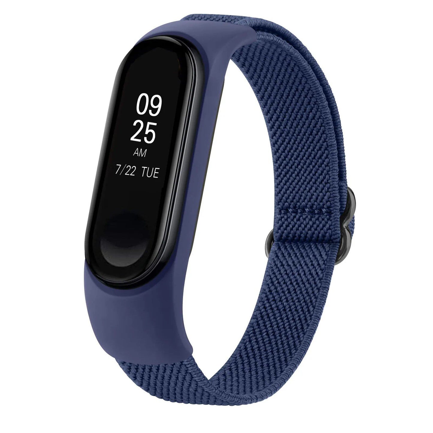 Xiaomi Mi Band 3/4/5/6/7用 伸縮ナイロンストラップ 交換用アジャスタブルリストバンド 腕時計バンド バンドカラー:用 バンド幅 並行輸入品
