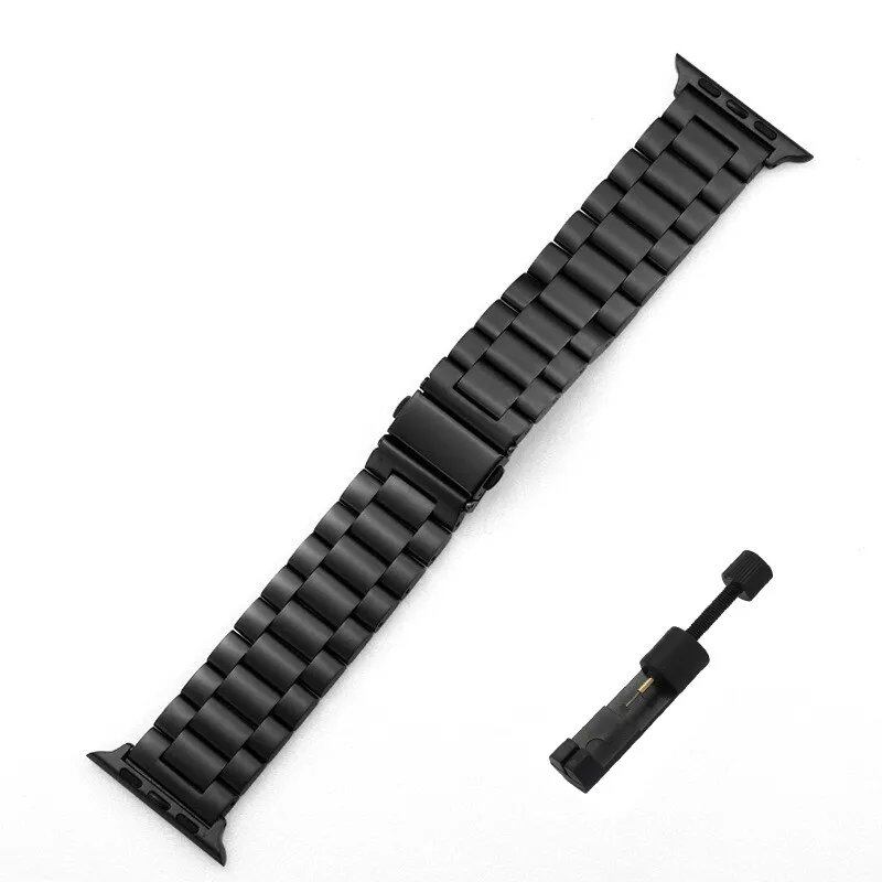Stainless steel band for Apple Watch 45mm, Ultra, 49mm, 41mm, 40mm, 44mm. Metal bracelet for iWatch Series 9/10, 46mm, 42mm. Band color: mm. Parallel import.