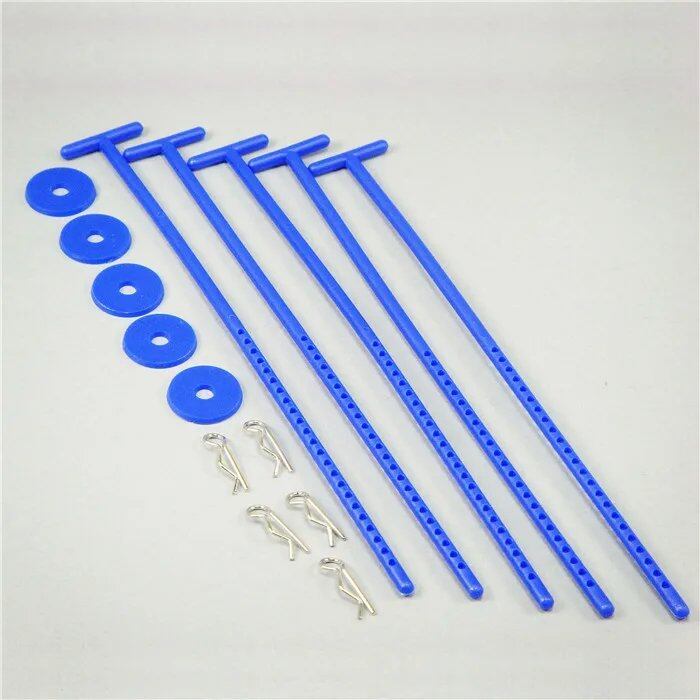 Set of 5 Plastic Tire Holders for 1/8 & 1/10 RC Cars, Hobby Model Accessories, Convenient Tire Storage, Parallel Import