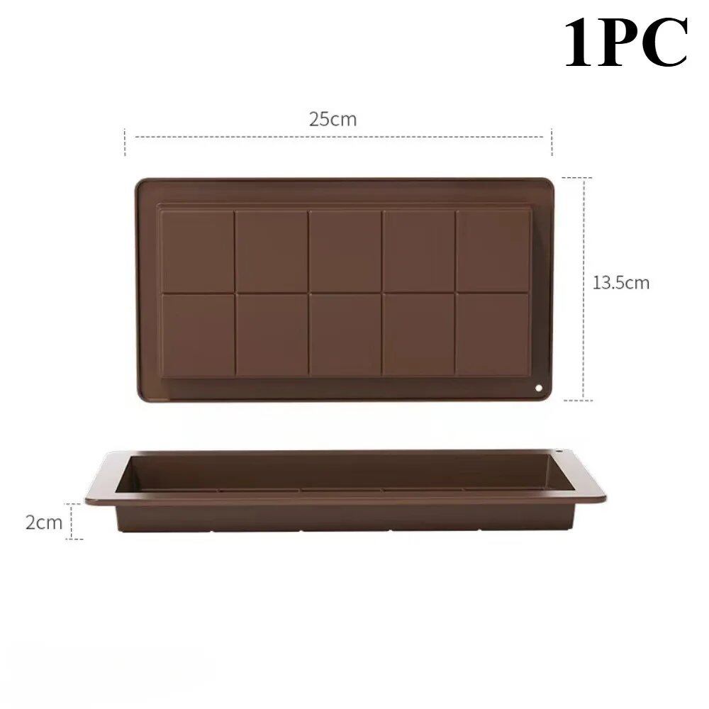 Set of 1, 3, or 5 Silicone Chocolate Bar Molds, Dubai Chocolate Molds, Perfect for Making Dubai Chocolates, Baking, and Party Gifts. Color: Parallel Import.
