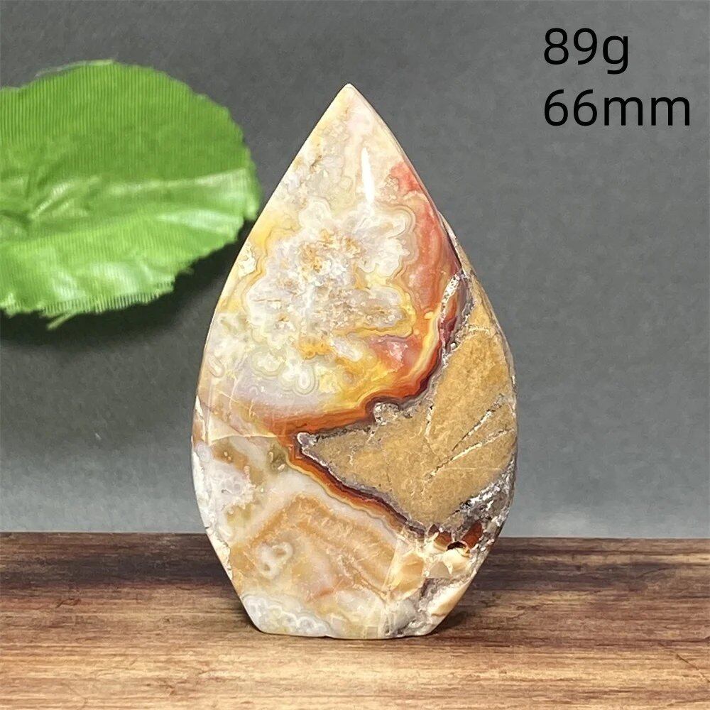 メキシコ産天然アゲートクリスタル装飾品 ホリデーギフト 瞑想チャクラエネルギー パワーストーン ミネラル ホームデコレーション カラー: 並行輸入品