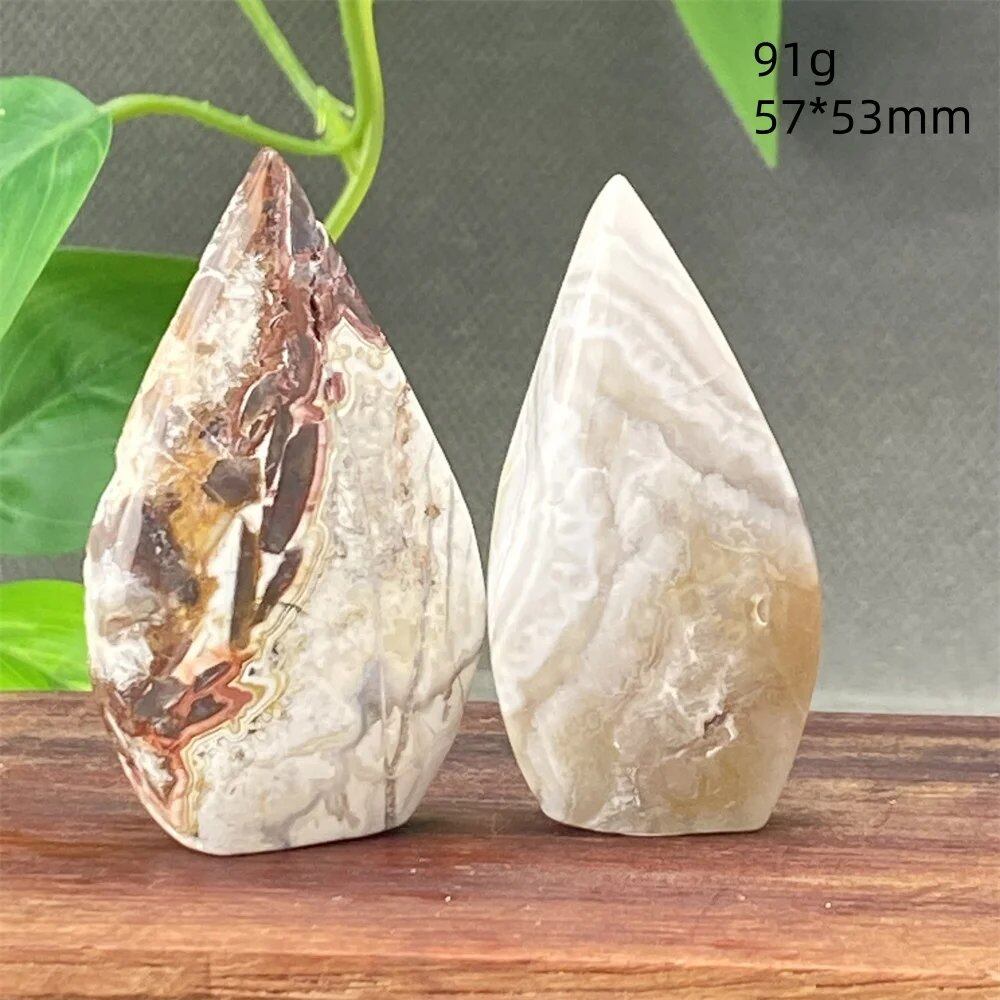 メキシコ産天然アゲートクリスタル装飾品 ホリデーギフト 瞑想チャクラエネルギー パワーストーン ミネラル ホームデコレーション カラー: 並行輸入品