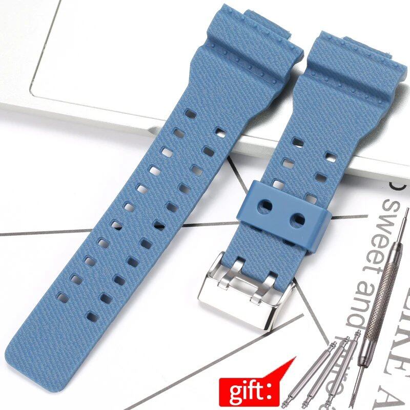 Camouflage Rubber Strap for Men's Casio G-Shock GA100, GA110, and GD120 Sports Watches. Band Color: 16mm; Band Width: 16mm; Ships from: Parallel Import.