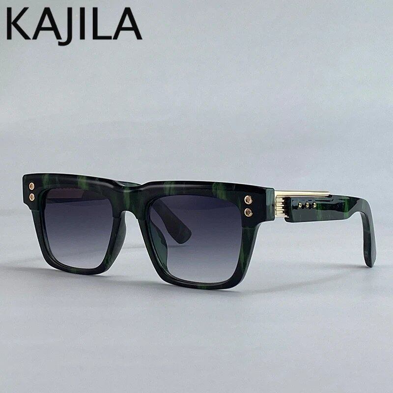 New Arrival: Men's Oversized Classic Square Sunglasses - Steampunk Retro Driving Sunglasses with UV400 Protection, Luxury Brand, Lens Color: C, Parallel Import
