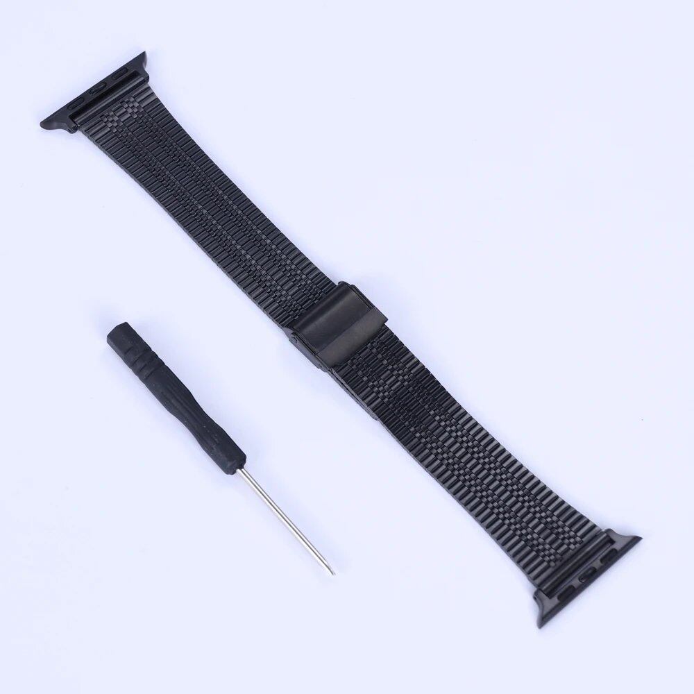 Stainless Steel Metal Band Strap for Apple Watch 10 (46mm) - Compatible with iWatch 10/9/8/Ultra (49mm, 42/44/38mm) - Band Color: mm; Parallel Import