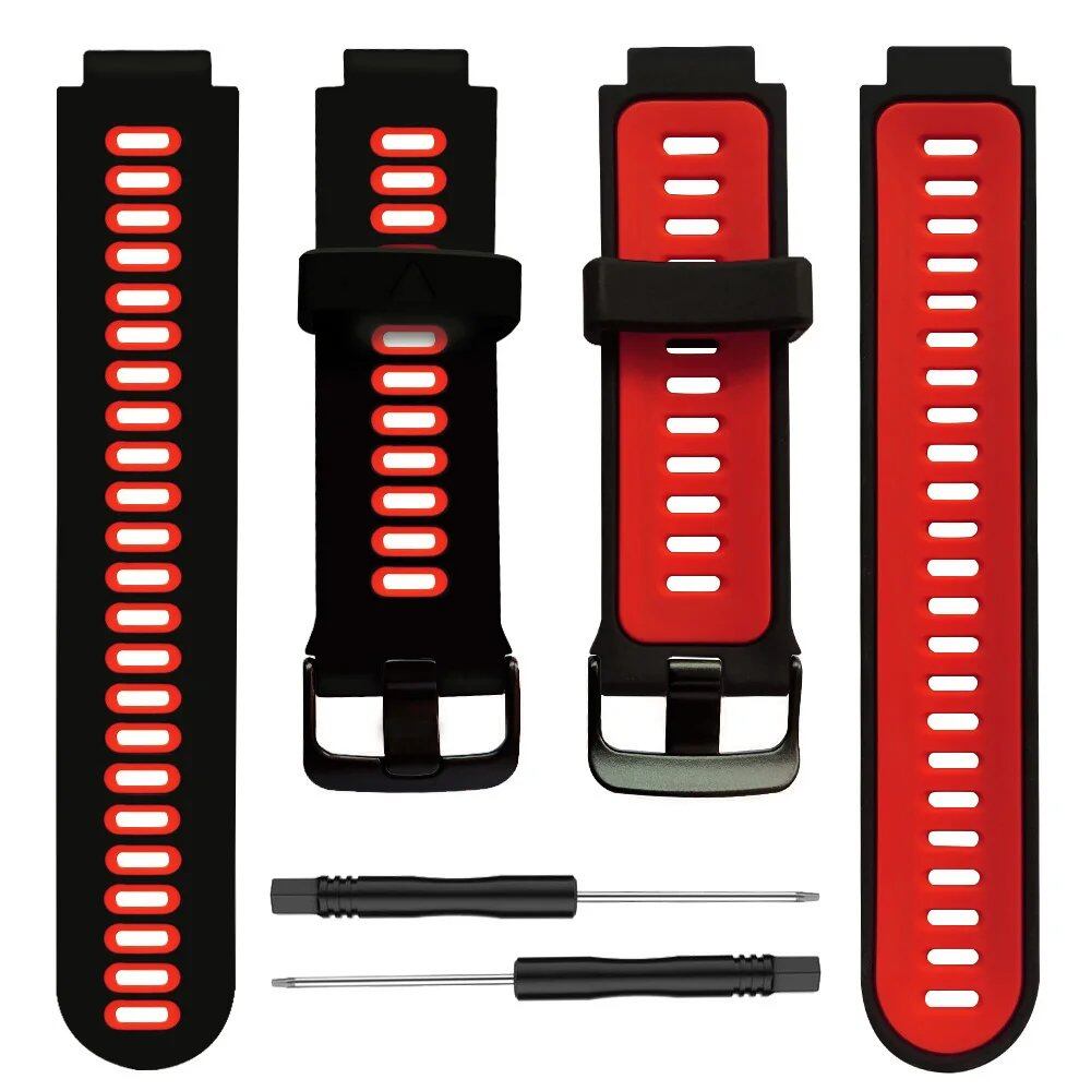 Replacement Wristband for Garmin Forerunner 235 Smartwatch, Strap, Compatible with Garmin Forerunner 230/220/235/620/630/735XT, Band Color: Parallel Import