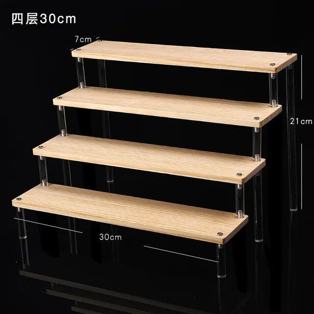 1-5 Tier Acrylic Display Stand/Clear Case (for Cupcakes, Perfume, Dolls, Amiibo, and Funko POP Figures) Color: Parallel Import