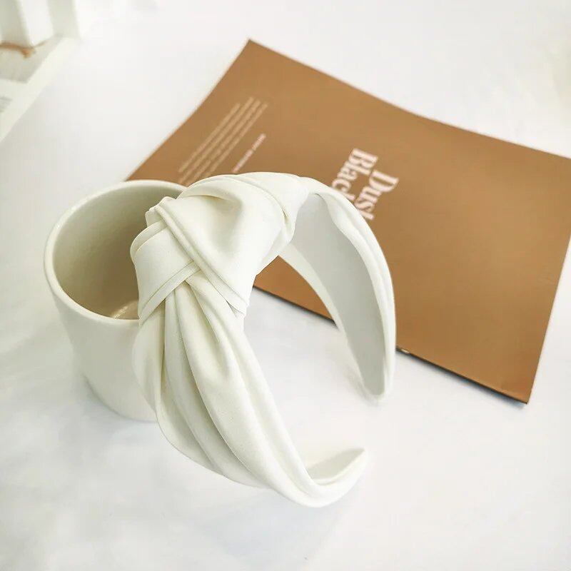 Satin Big Knot Hairband Headband Accessory for Women Wholesale Parallel Import