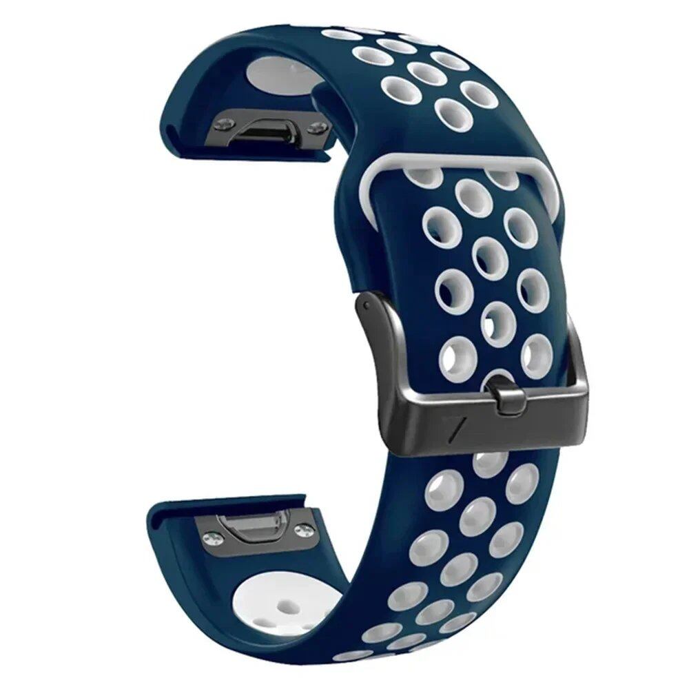 Quick-Fit Silicone Watch Strap for Garmin Instinct 2X Solar, 26mm and 22mm, Compatible with Garmin Fenix 6X, 6 Pro, 5X, 5 Plus, 7X, and 7, Band Color: 0, Parallel Import