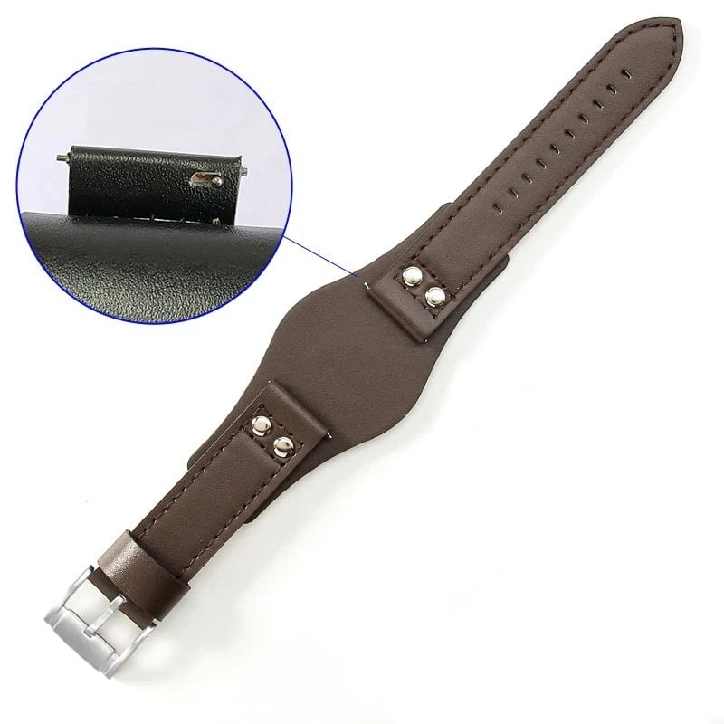 Fossil CH2564 CH2565 CH2891 CH3051対応 本革 22mm メンズ 時計バンド レザー レトロ 快適 リストバンド バンドカラー: 並行輸入品