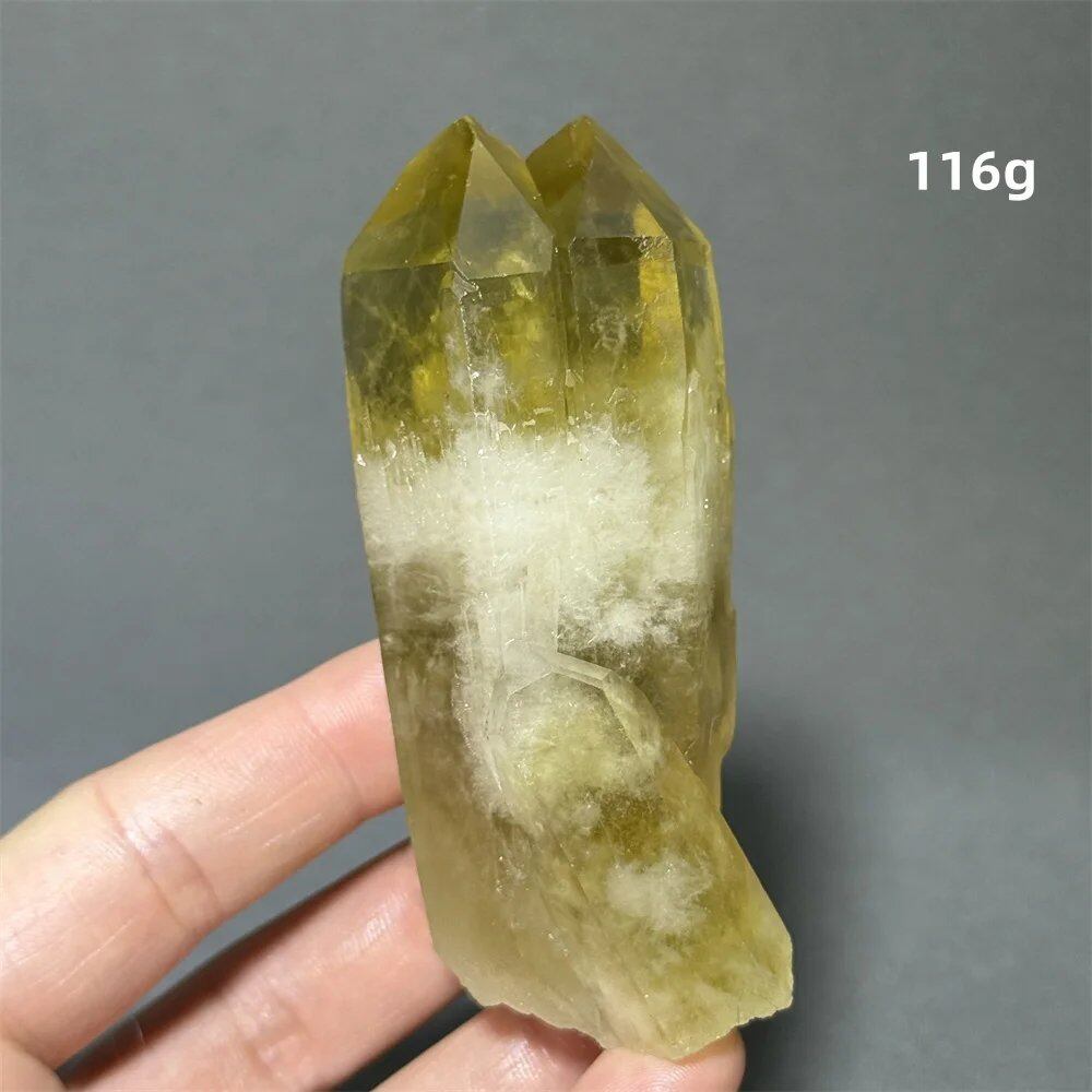 シトリン タワークリスタル 天然クォーツ 鉱石 エネルギー ヒーリング スピリチュアル オーラ 魔術 ホームデコレーション カラー: 並行輸入品
