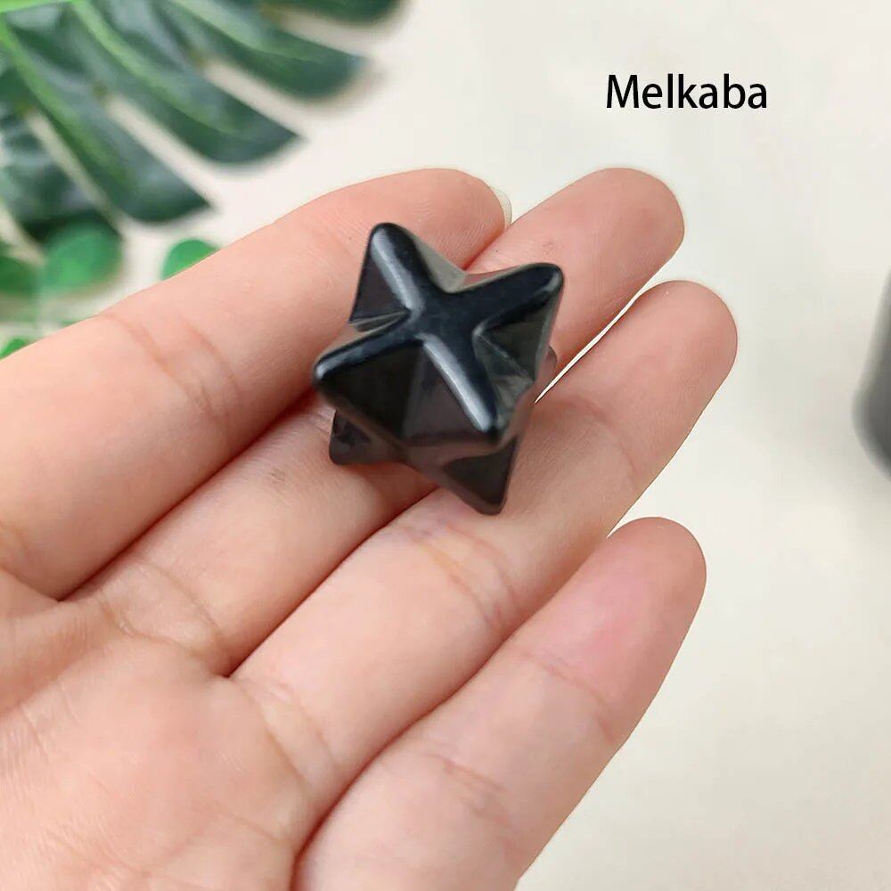 天然水晶 シュンガイト ボールキューブ メルカバ シュンガイト鉱石 研磨済み ヒーリング レイキ ホームメディテーション スピリチュアル インテリア ギフト サイズ:1個;カラー 並行輸入品