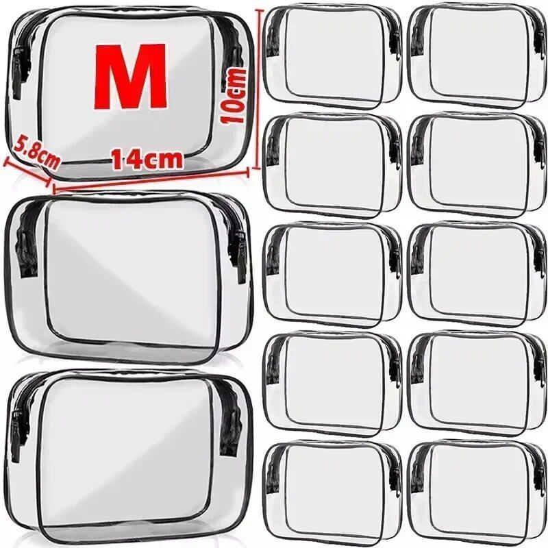 1/20 Clear PVC Storage Travel Organizer, Clear Makeup Bag, Beauty Case, Toiletry Bag, Bathroom Pouch, Size: Parallel Import