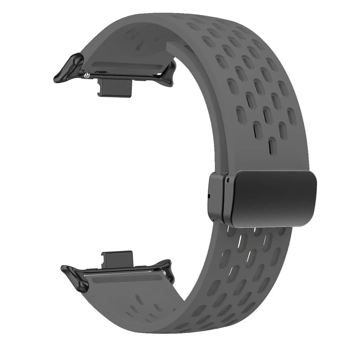 Silicone Strap for Redmi Watch 5/4 - Compatible with Mi Band 9 Pro/8 Pro, Magnetic Buckle Sport Band, Tsukai Bracelet Accessory, Band Color: Parallel Import