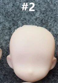 1/6 Scale Doll Head, Parts and Accessories, No Makeup Head, OB Female/Male Head, Makeup Practice, DIY, Obitsu 27, Parallel Import